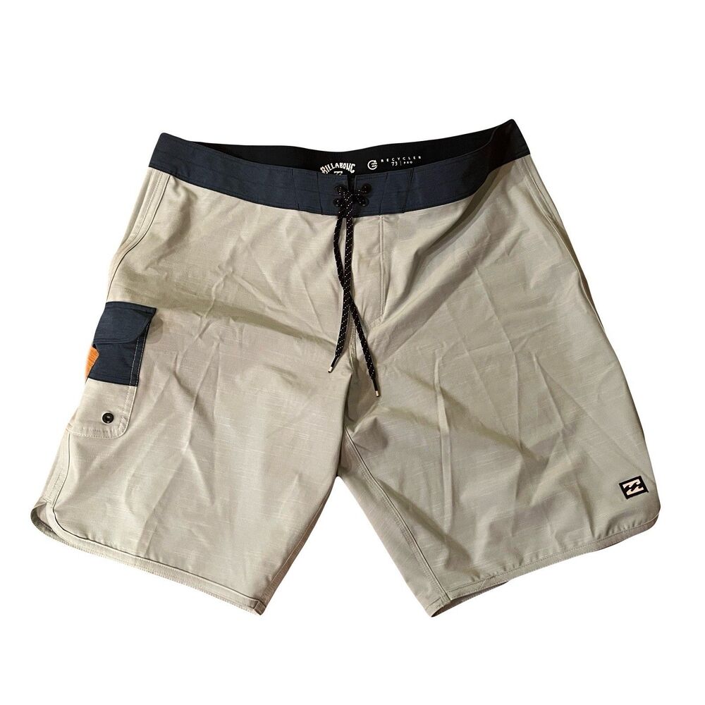 Billabong Recycler 73 Pro 20" Unlined Board Shorts Surf Swim Bike Skate Sz 36